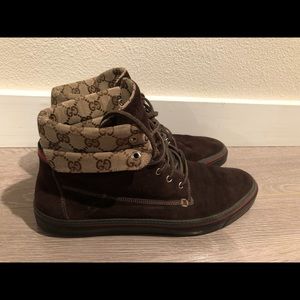 Limited Edition Gucci Brown Monogram Sneakers